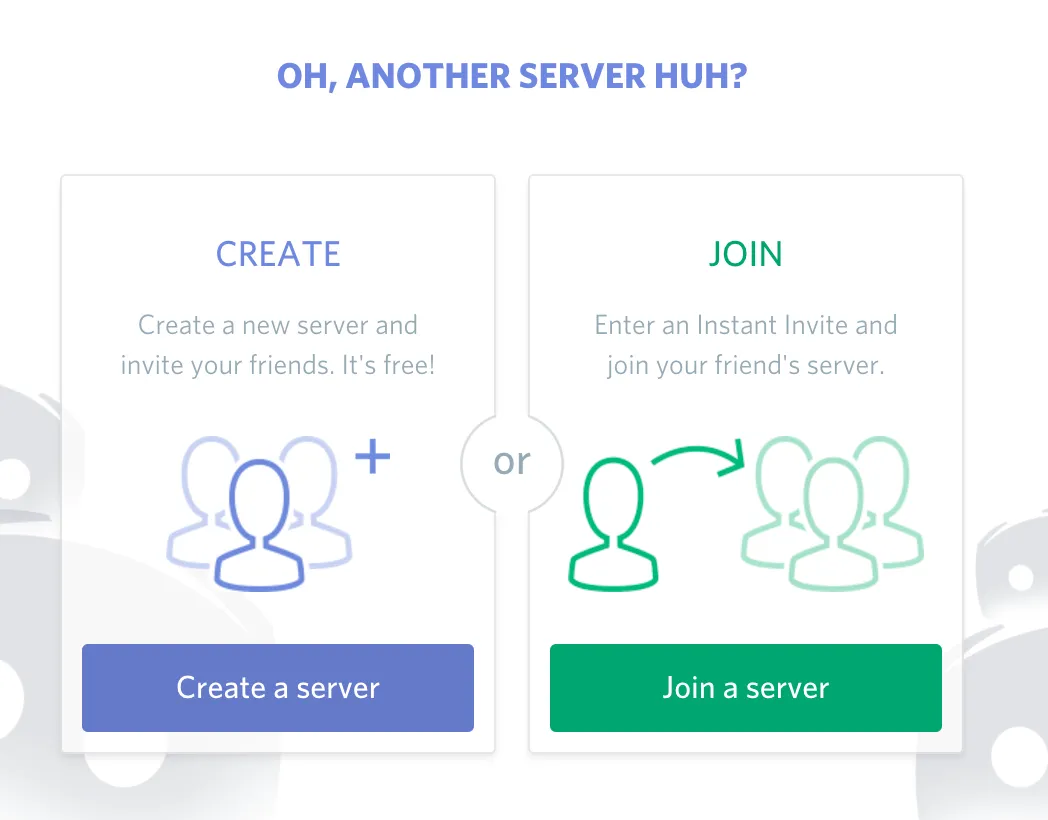 Create a server - step 2