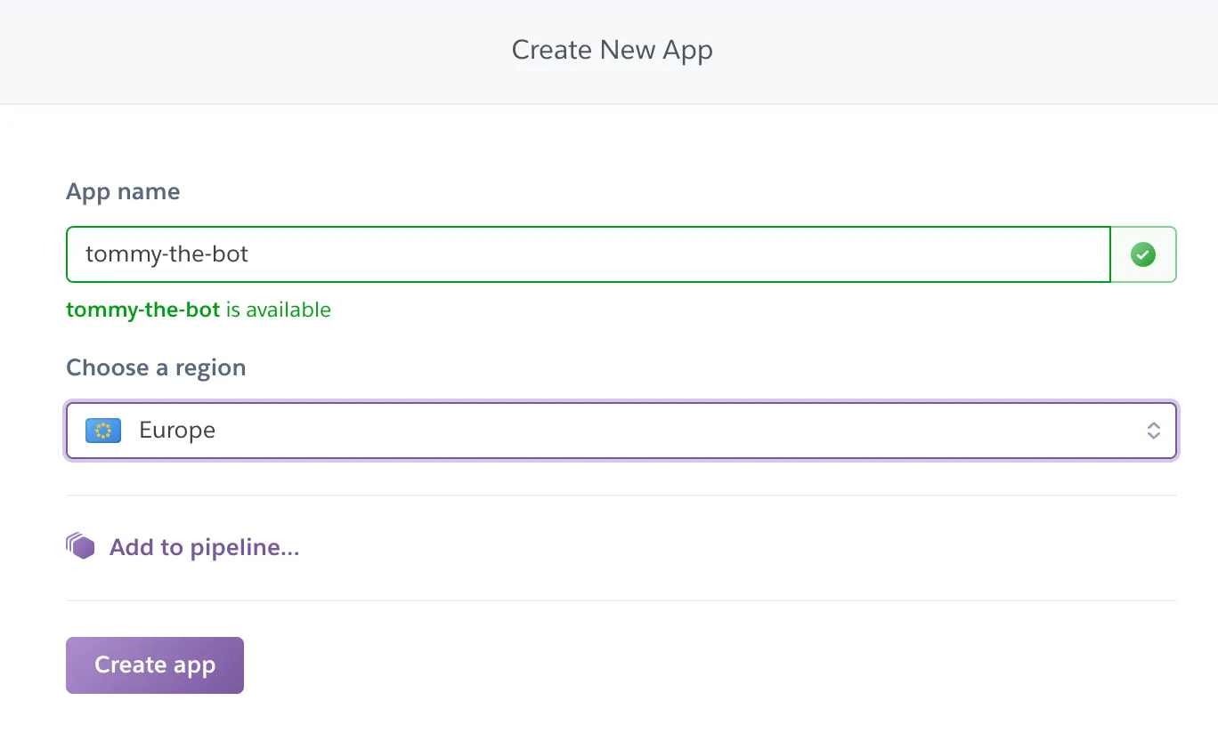 Create new app on heroku - part 2