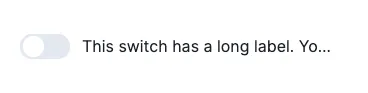 A screenshot of a switch that is responsive